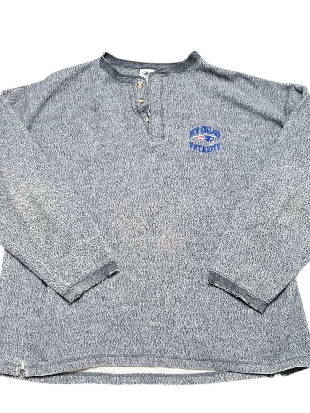 VTG New England Patriots Shirt Pullover The Edge Mens Size XL 1999 NFL